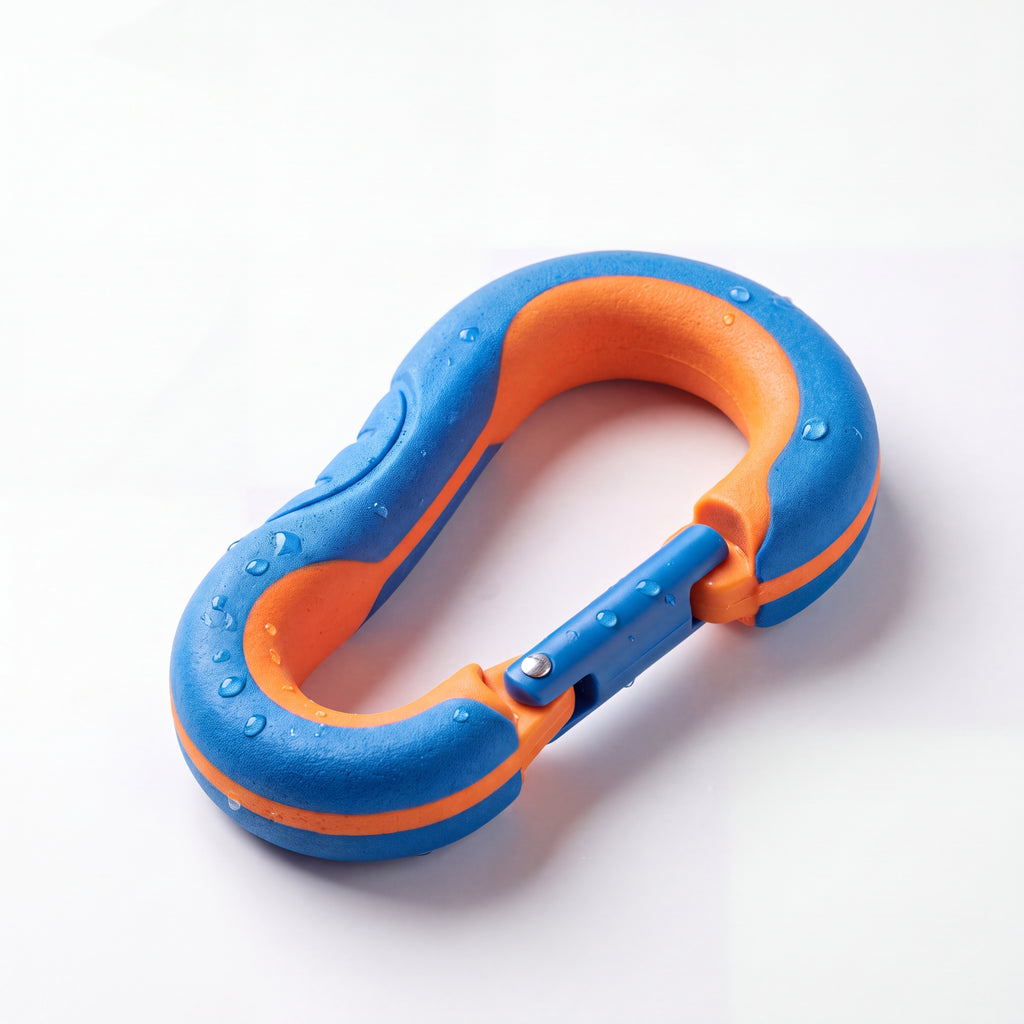 𝙫𝙤𝙦𝙯𝙚𝙢𝙞™ Floating Carabiner Clip – High-Visibility Buoyant Key Ring & Snap Hook for Boating, Kayaking, Fishing, and Watersports